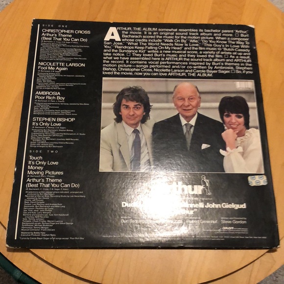 Various Artists Arthur Motion Picture Vinyl Lp '81 - Picture 3 of 16